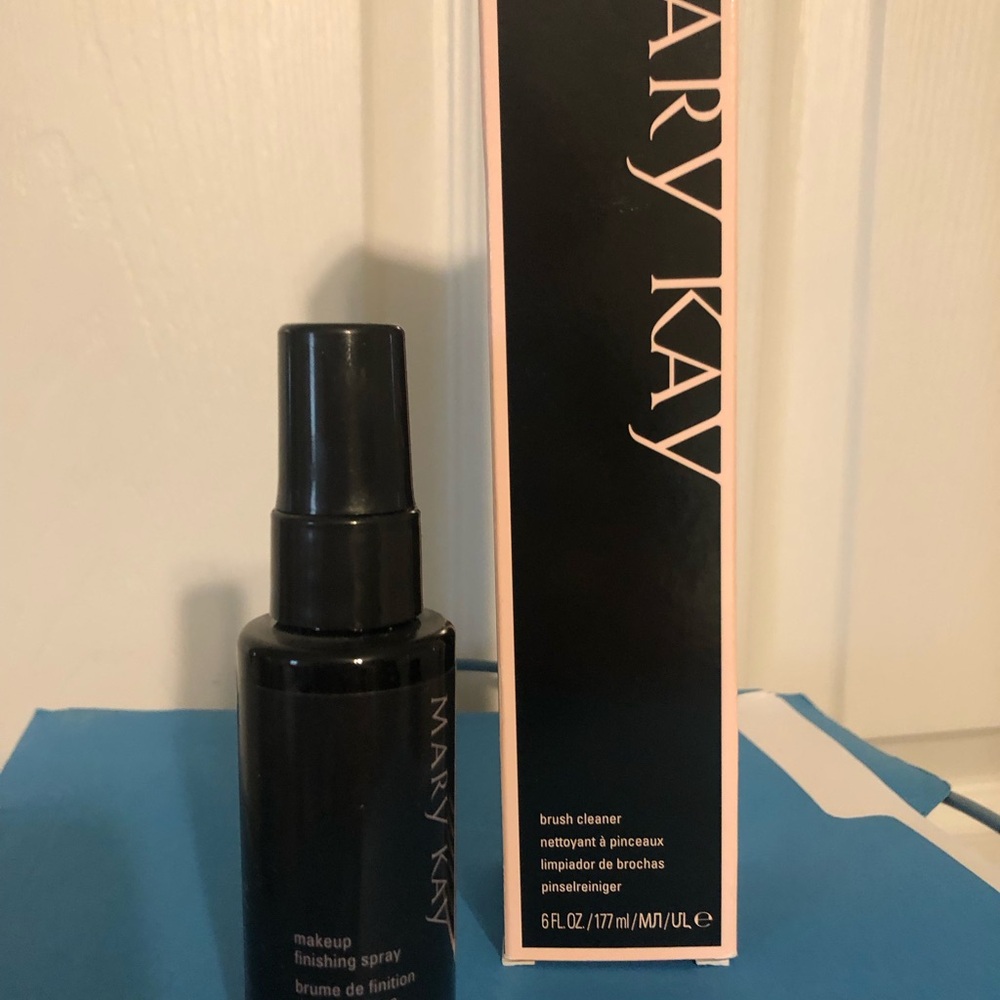 Mary Kay Makeup Finishing Spray and Mary Kay Brush Cleaner